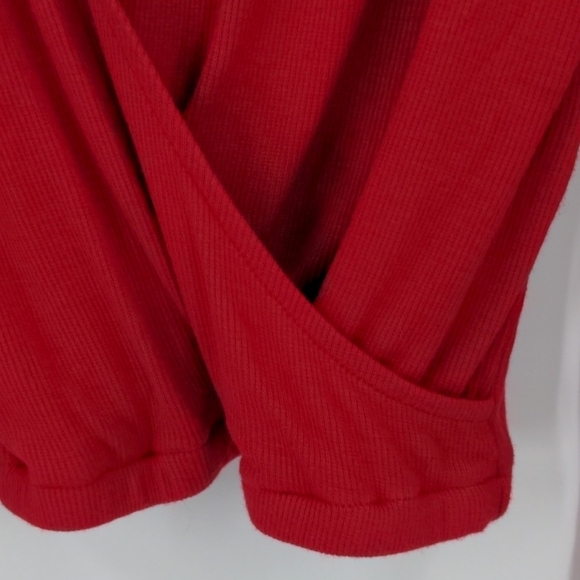 NWT INC International Concepts Faux Wrap Tee - Picture 3 of 8